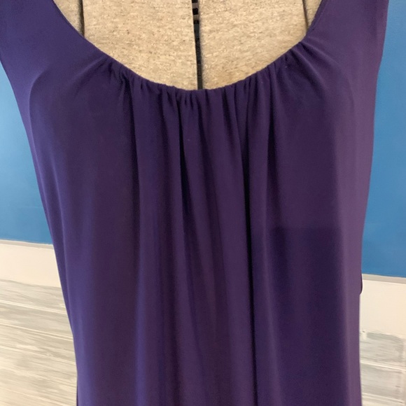 Evan-Picone 2-Piece dress Jacket set comfortable free flowing purple size 16 - Picture 5 of 9